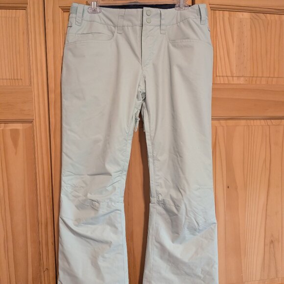 NWOT ROXY Diversion Insulated Snow Pants in Cameo Green Women's Size Medium - Picture 1 of 9